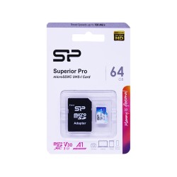 Tarjeta de Memoria Micro SD SP Colorful 64GB SDXC UHS-I U3 V30 A1 Clase 10 con Adaptador Tarjeta de Memoria Micro SD SP Colorful 64GB SDXC UHS-I U3 V30 A1 Clase 10 con Adaptador